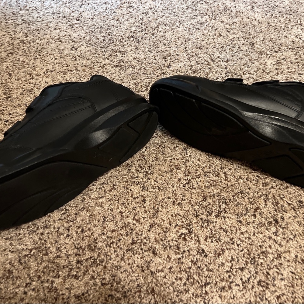Apex G8010M Men's Athletic Shoe Black Leather Double Strap Size 11 X-Wide - Picture 6 of 14